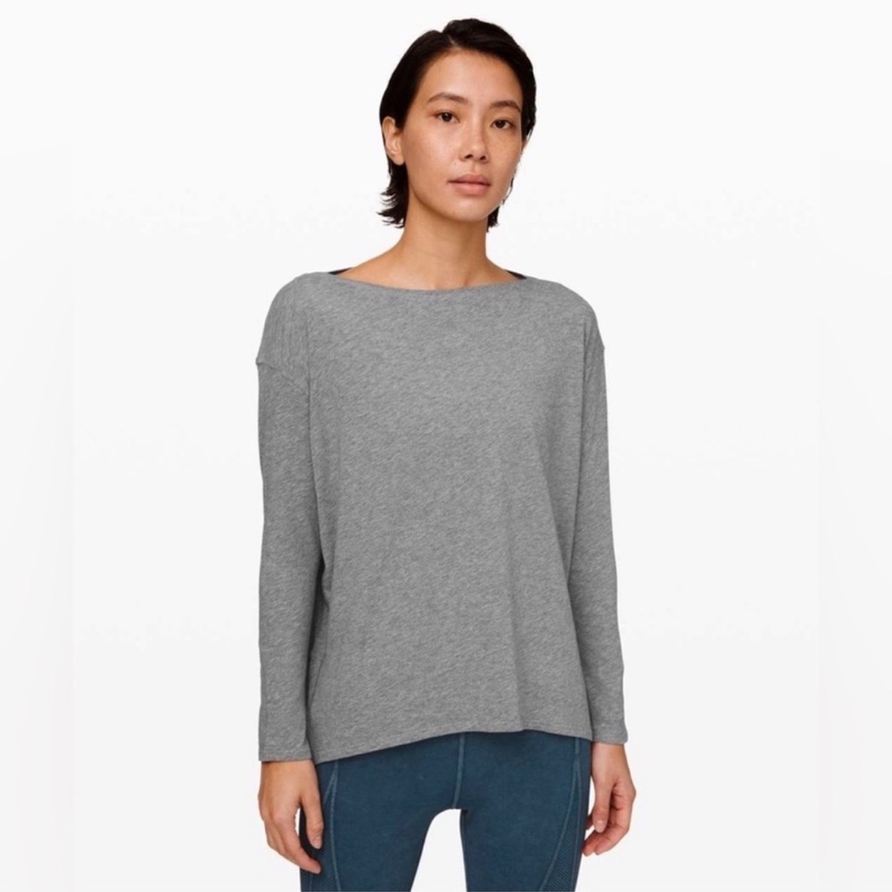 lululemon athletica back in action top size 8